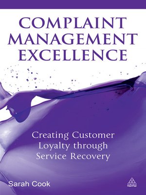 cover image of Complaint Management Excellence